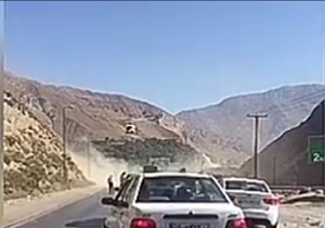 سقوط هلیکوپتر اورژانس آمل در گزنک + فیلم