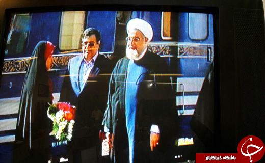 رییس جمهور در ادامه سفرهای استانی خود وارد قزوین شد+تصاویر