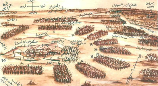 لشکریان یزید در 
