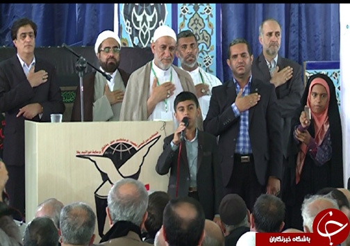 استقبال از پیرغلامان و خادمان حسینی در هرمزگان + تصویر