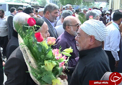 استقبال از پیرغلامان و خادمان حسینی در هرمزگان + تصویر