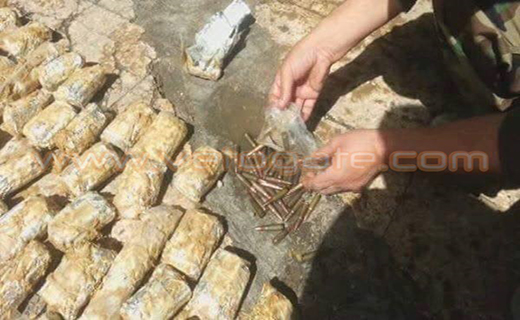 کشف مهمات تروریست های سوری در شکم گاو!