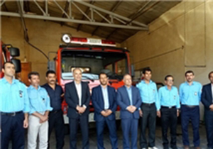 تجلیل از آتش‌ نشانان اقلید