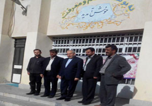 حضور سرزده وزیر آموزش و پرورش در لاریجان