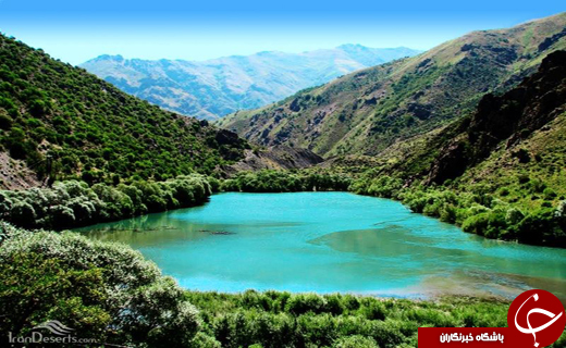 دریاچه ای دیدنی به رنگ قرمز در شمال غربی ایران + تصاویر