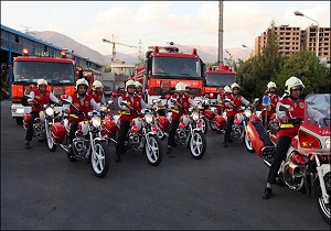 آمادگی آتش نشانان کرمانشاه