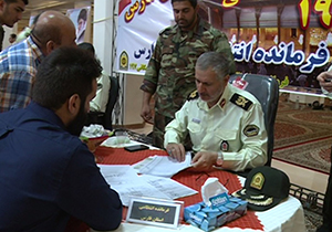 دیدار مردمی فرمانده انتظامی فارس