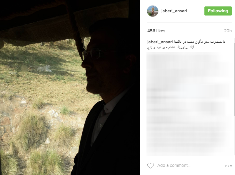 گشت و گذار اینستاگرامی معاون عربی و افریقایی امور خارجه
