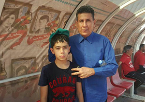 به هوش آمدن پسر 10 ساله در آغوش محسن مسلمان