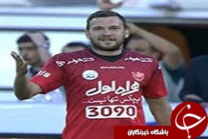 گل ولادیمیر پریمیوف؛ ( قشقایی شیراز 1 - 1 پرسپولیس تهران) + فیلم