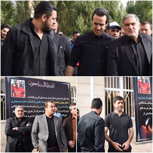 مراسم تشییع روانپزشک فوتبالی برگزار شد