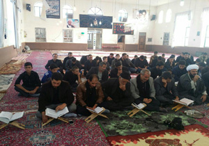 تصاویری از مراسم دعای پر فیض ندبه در روستای قپچاق