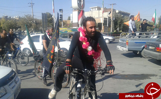 بازگشت دوچرخه سواران فارسی از کربلای معلّی