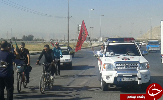 بازگشت دوچرخه سواران فارسی از کربلای معلّی