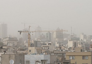 تشکیل کانون جدید گرد و خاک در حریم تهران