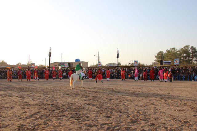برگزاری مراسم تعزیه خوانی در روستای بیلند+ تصاویر