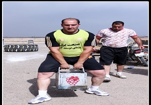 ورزشکار تاکستانی قویترین مرد کشور شد