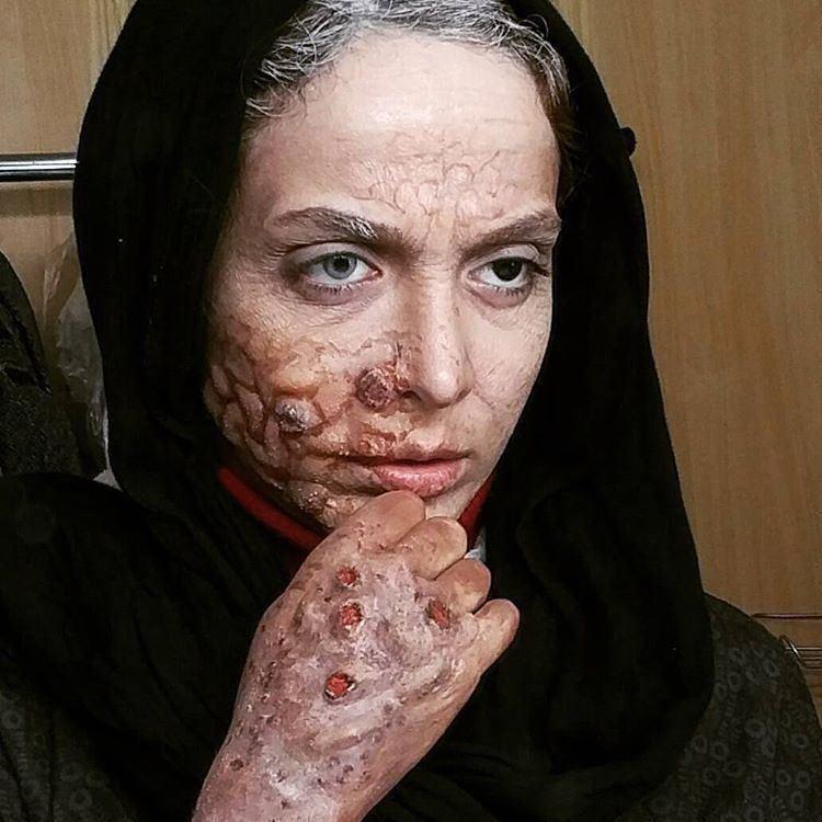 گریم عجیب مهناز افشار + عکس