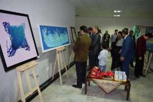 نمایشگاه آثار نقاشی خط و خوشنویسی در بندرگز