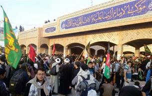 وقف بزرگترین موکب مسیر نجف به کربلا برآستان قدس رضوی