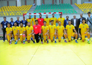 رقابت هندبال نفت وگاز گچساران با الاهلی اردن
