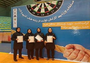 تیم دارت بانوان اردبیل نائب قهرمان مسابقات کشور شدند