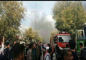 آتش سوزی بزرگ بازار ارومیه! + فیلم وتصاویر