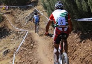 عنوان قهرمانی دوچرخه سوار استان در لیگ کوهستان