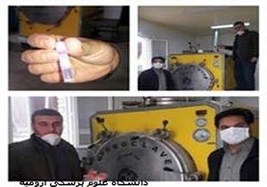 نمونه برداری از دستگاه بی خطرسازی زباله های عفونی در چالدران