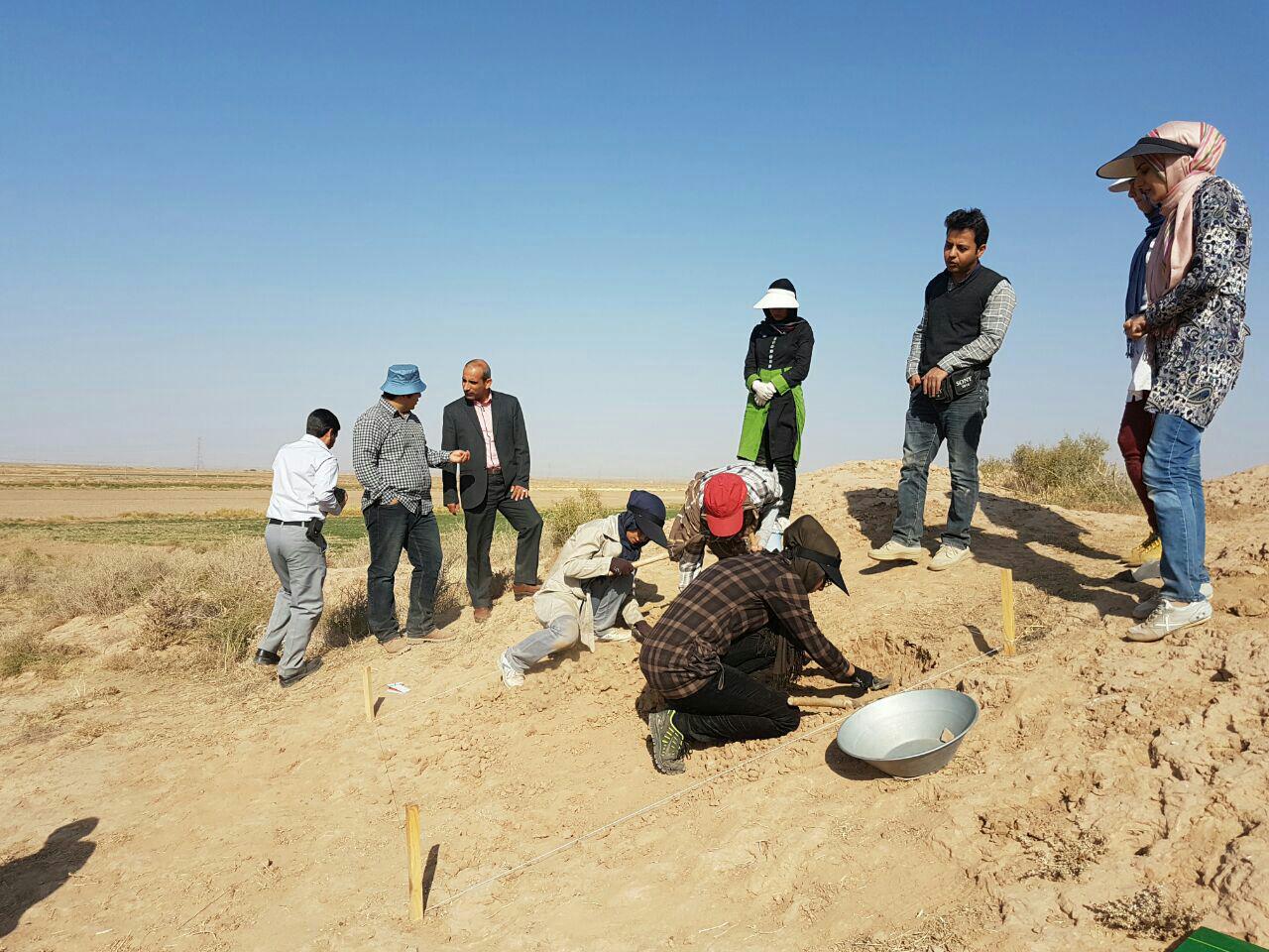 گمانه زنی و آغاز فصل نخست کاووش محوطه باستانی سه تپه نیشابور