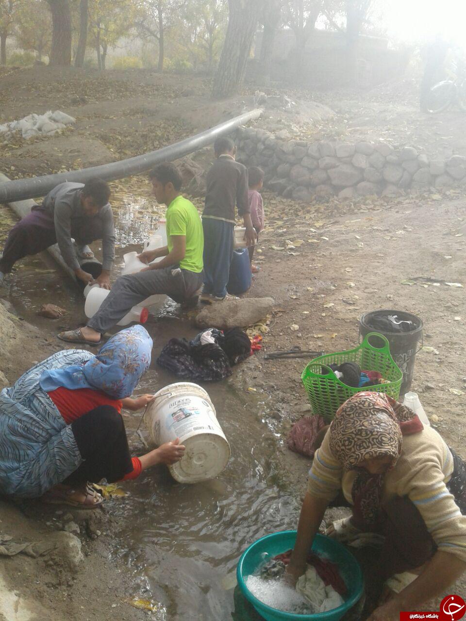 بحران بی&zwnj;آبی در روستای ارگ نوجوی + فیلم و تصاویر