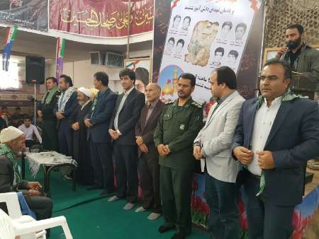 برگزاری یادواره شهدای دانش آموز در ششتمد سبزوار