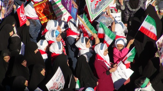 راهپیمایی 13 آبان در زنجان
