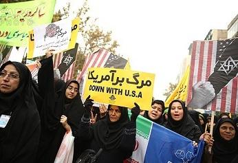 طنین شعار مرگ بر آمریکا در استان بلند قامت آذربایجان غربی