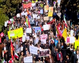 برگزاری راهپیمایی یوم الله 13 آبان در استان + تصویر