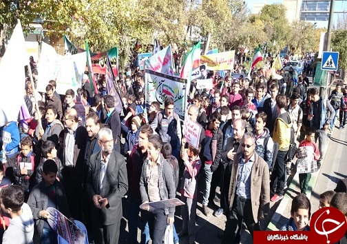 خروش استکبار ستیزی مردم تاکستان