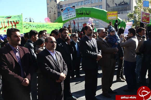راهپیمایی باشکوه ۱۳ آبان در سراسر آذربایجان&zwnj;غربی برگزار شد+تصاویر