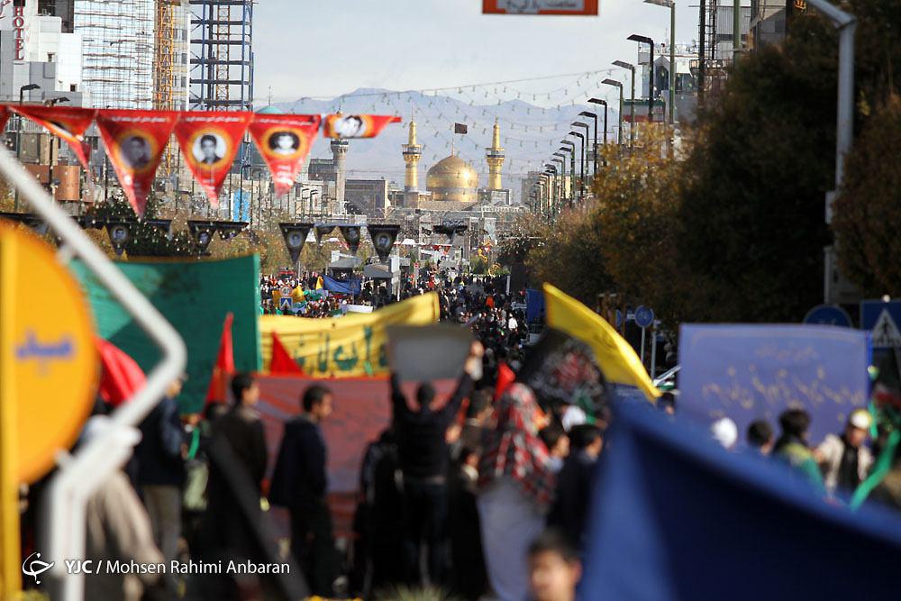برگزاری با شکوه روز ملی مبارزه با استکبار جهانی در مشهد + تصاویر