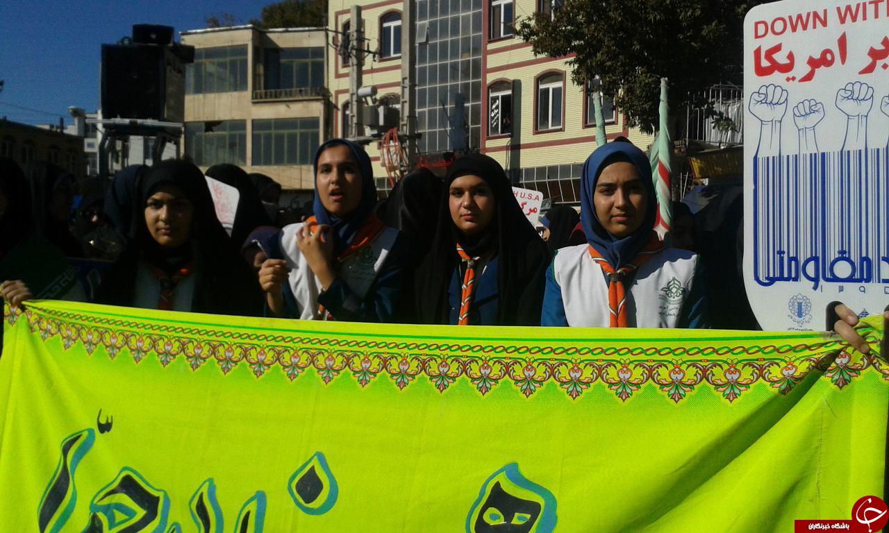برگزاري راهپيماي 13آبان درشهرستان خوي+تصاوير