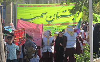 فریاد مرگ بر آمریکا در بدره طنین افکند...