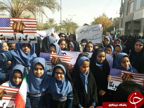 طبس در ۱۳ آبان یکپارچه فریاد بود