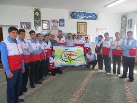 تجلیل از دانش آموزان عضو هلال احمر یزد
