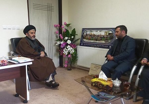 دیدار سرپرست حوزه هنری آذربایجان غربی با نماینده ولی فقیه آذربایجان غربی