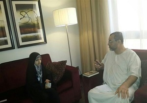 دیدار داور اردنی مسابقات قرآن امارات با نابغه حفظ قرآن کشورمان