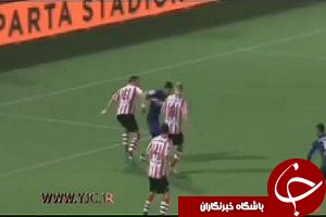 پاس گل لایی قوچان نژاد مقابل اسپارتا روتردام + فیلم