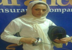 قاره گوشی مدال برنز مسابقات شمشیربازی بانوان کشور را کسب کرد
