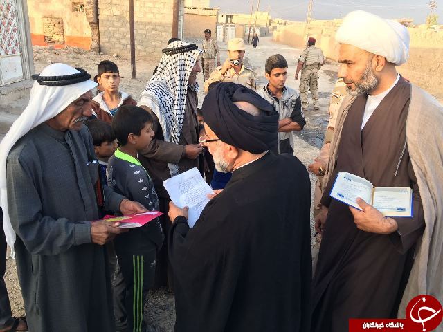 کمک&zwnj;های آیت&zwnj;الله سیستانی به روستاهایی در نینوا + تصاویر