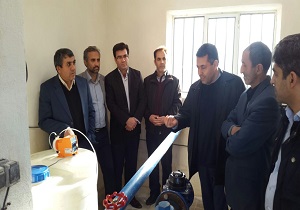 بازدید ازسامانه گندزدایی باتزریق آب ژاول درروستای صداقه