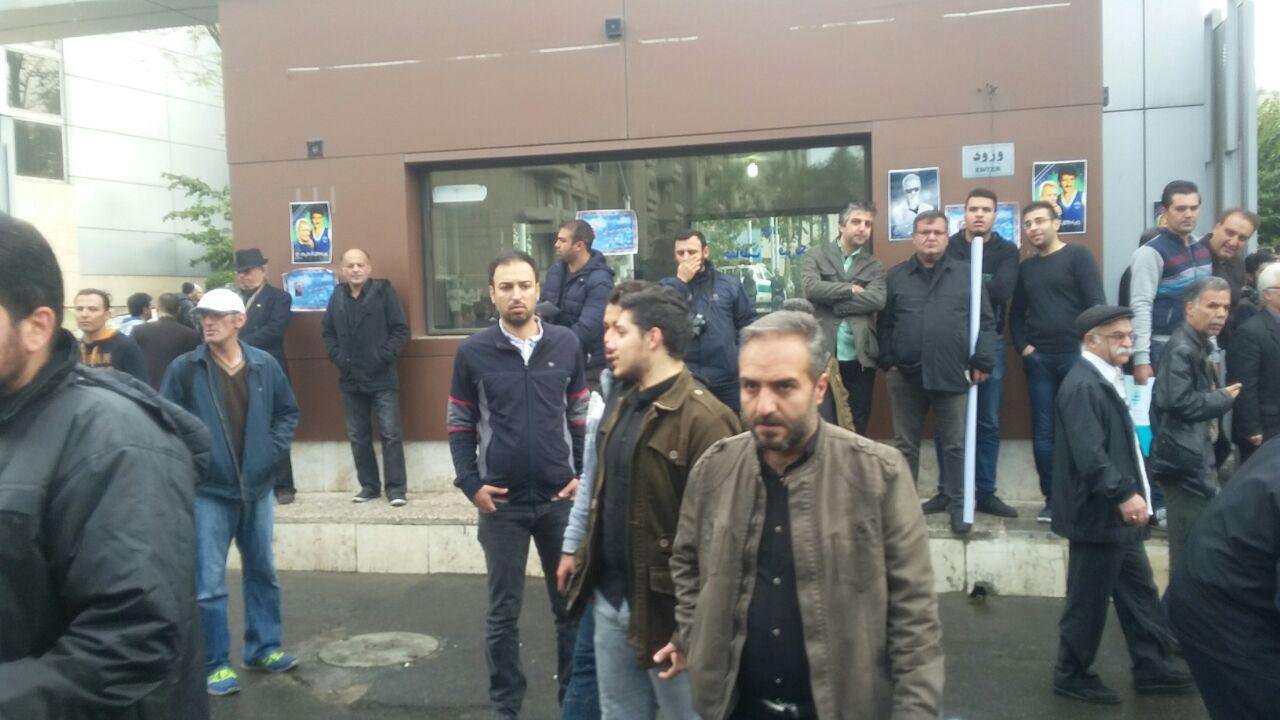 مراسم آخرین وداع با مرحوم پورحیدری به روایت تصویر