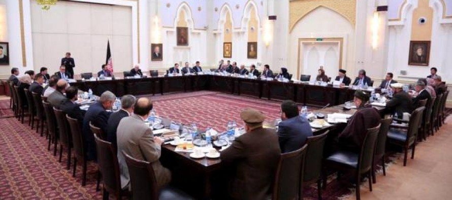 تایید بودجه ملی سال مالی ۱۳۹۶ از سوی کابینه افغانستان
